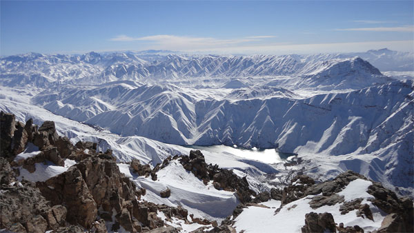 نمایی از اشترانکوه از کوه های دیدنی ایران