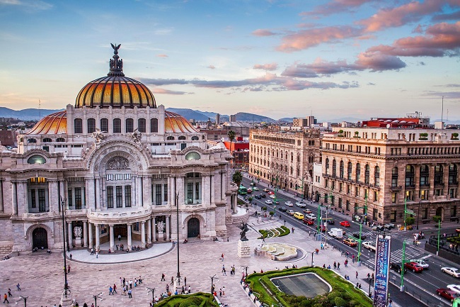 مکزیکوسیتی سومین رتبه را در پرکارترین کشورهای جهان دارا است.